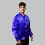 Men Satin Varsity Jackets - Image 3