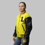 Varsity Jacket Leather Wool - Image 3