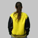 Varsity Jacket Leather Wool - Image 4