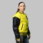 Varsity Jacket Leather Wool - Image 2