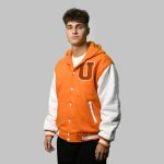 Varsity Jacket with Hood - Image 3