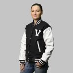 Varsity Letterman Jacket Women - Image 3