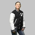 Varsity Letterman Jacket Women - Image 2