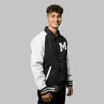 Wool Leather Varsity Jackets - Image 2