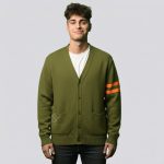 Mens Varsity Inspired Cardigan