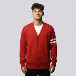 Mens Letterman Style Sweater