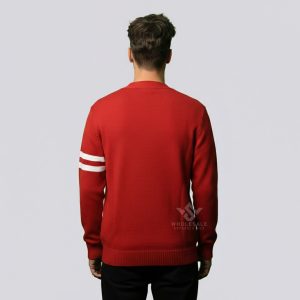 Mens Letterman Style Sweater
