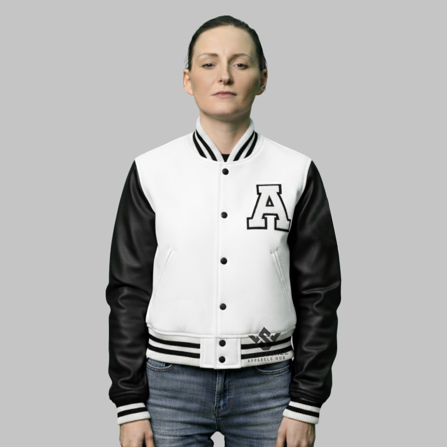 Letterman Cropped Jacket Letterman Cropped Jacket