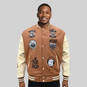 Bulk Wool Leather Letterman Jacket