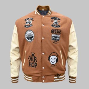 Bulk Wool Leather Letterman Jacket