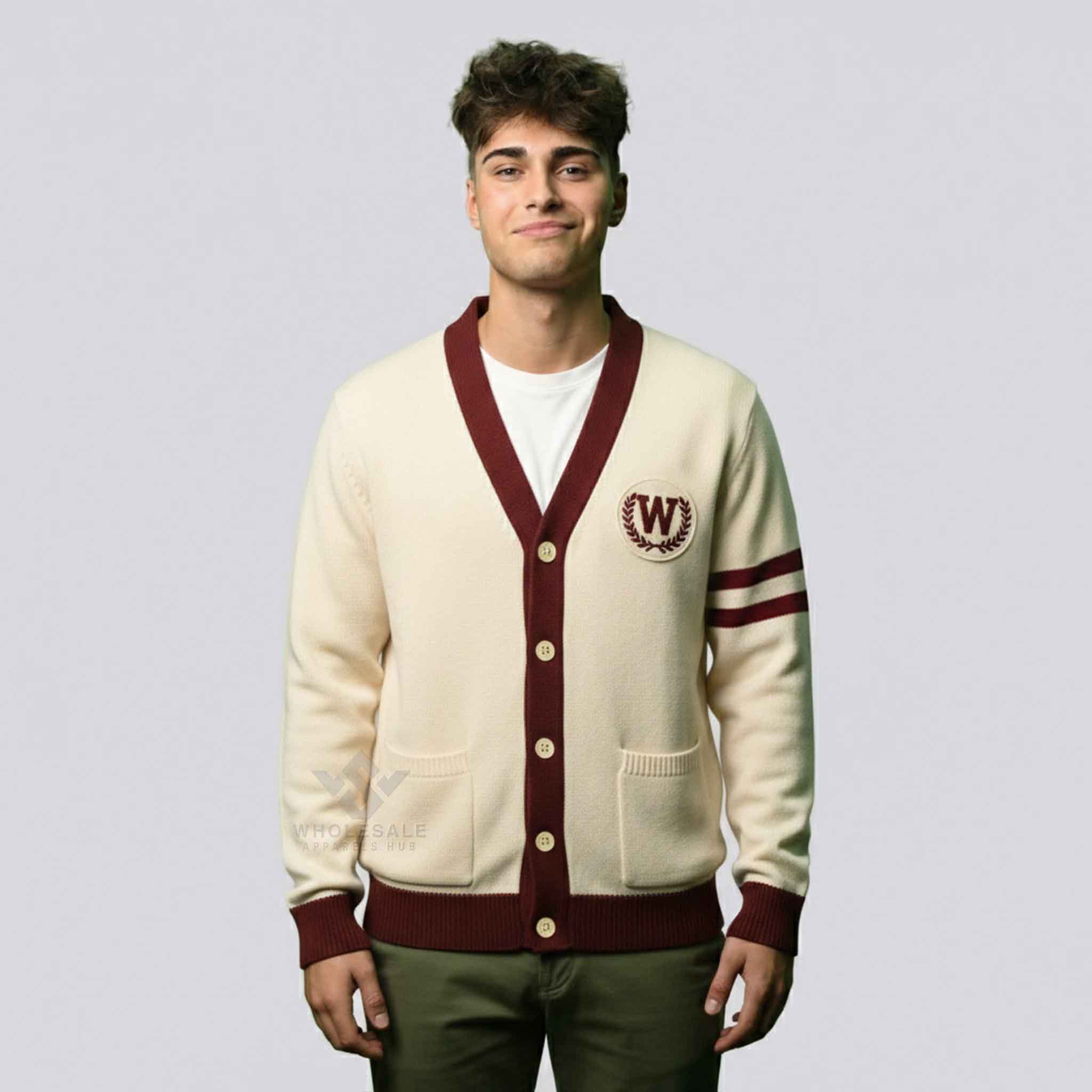 Top Varsity Cardigan Sweaters Top Varsity Cardigan Sweaters