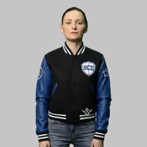 varsity cropped jacket