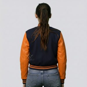 Short Cut Varsity Jacket
