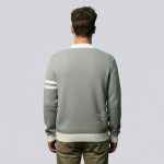 Letterman Style Cardigan Men Sweater