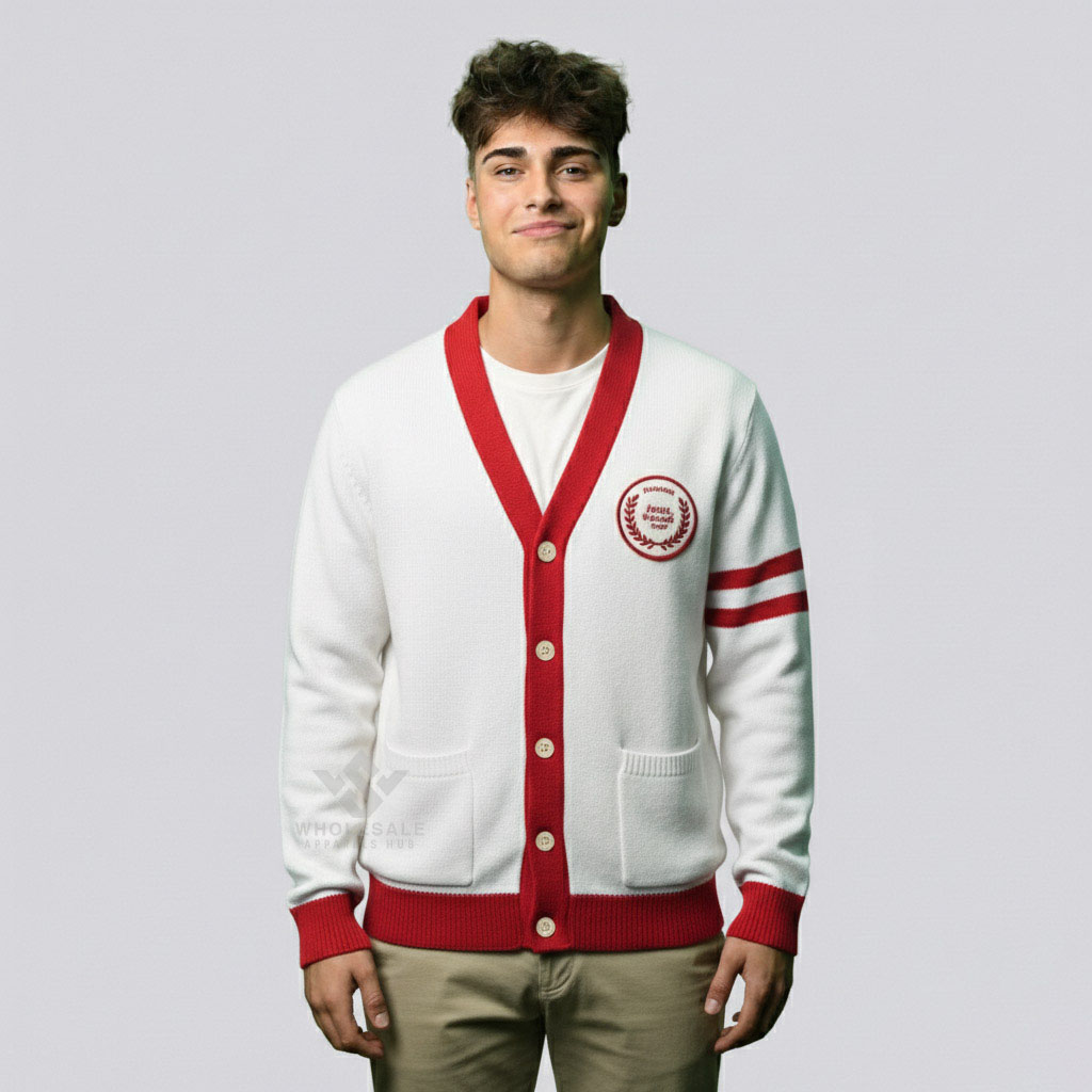 Varsity Knit Cardigan Men Varsity Knit Cardigan Men