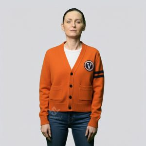Womens Letterman Style Cardigan