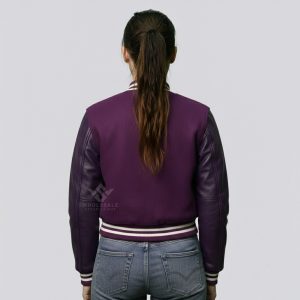 Crop Varsity Jacket
