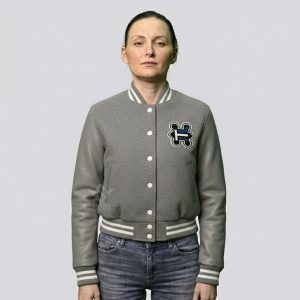 Crop Letterman Jacket