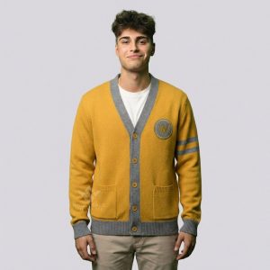 Winter Varsity Cardigan Sweater