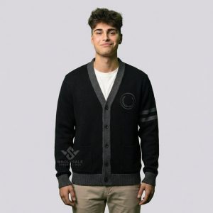 Classic Letterman Cardigan Sweater