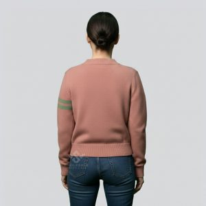 Womens Varsity Cardigan Sweater