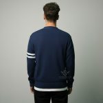 Mens Letterman Style Cardigan
