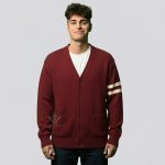 Mens Letterman Cardigan