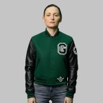 Cropped College Jacket