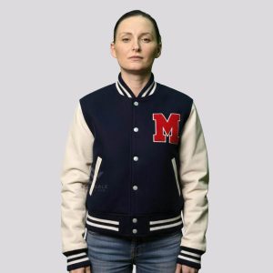 Ladies Cropped Varsity Jacket
