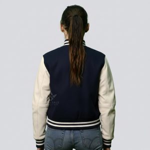 Ladies Cropped Varsity Jacket