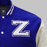 Blue Varsity Jacket Wholesale - Image 9