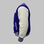 Blue Varsity Jacket Wholesale side