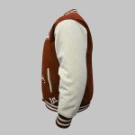 Brown Varsity Jacket Wholesale side