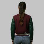 Custom Patch Cropped Jacket back
