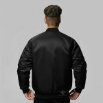 Satin Varsity Jacket For Men