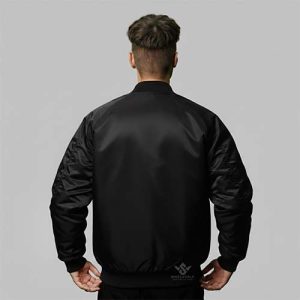 Satin Varsity Jacket For Men