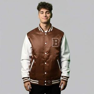 Brown Varsity Jacket