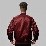 Lightweight Satin Varsity Jacket