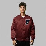 Lightweight Satin Varsity Jacket