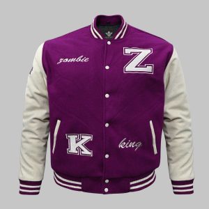 Purpal Wool Varsity Wholesale front