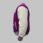 Purpal Wool Varsity Wholesale other side