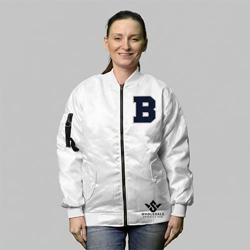 Satin Wholesale Bomber Jackets Satin Wholesale Bomber Jackets