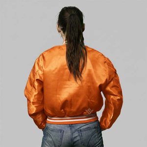 Women Lightweight Satin Jacket