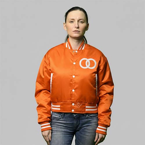 Women Lightweight Satin Jacket Women Lightweight Satin Jacket