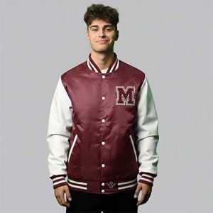 Custom Embroidered Satin Jacket