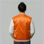 Orange And White Varsity Jacket