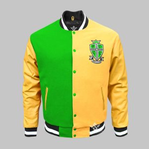 Wool Leather Baseball Jacket