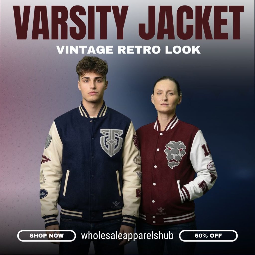 Varsity Jackets Vintage Retro Look