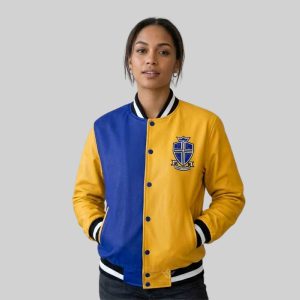 Wool Leather Letterman Jacket