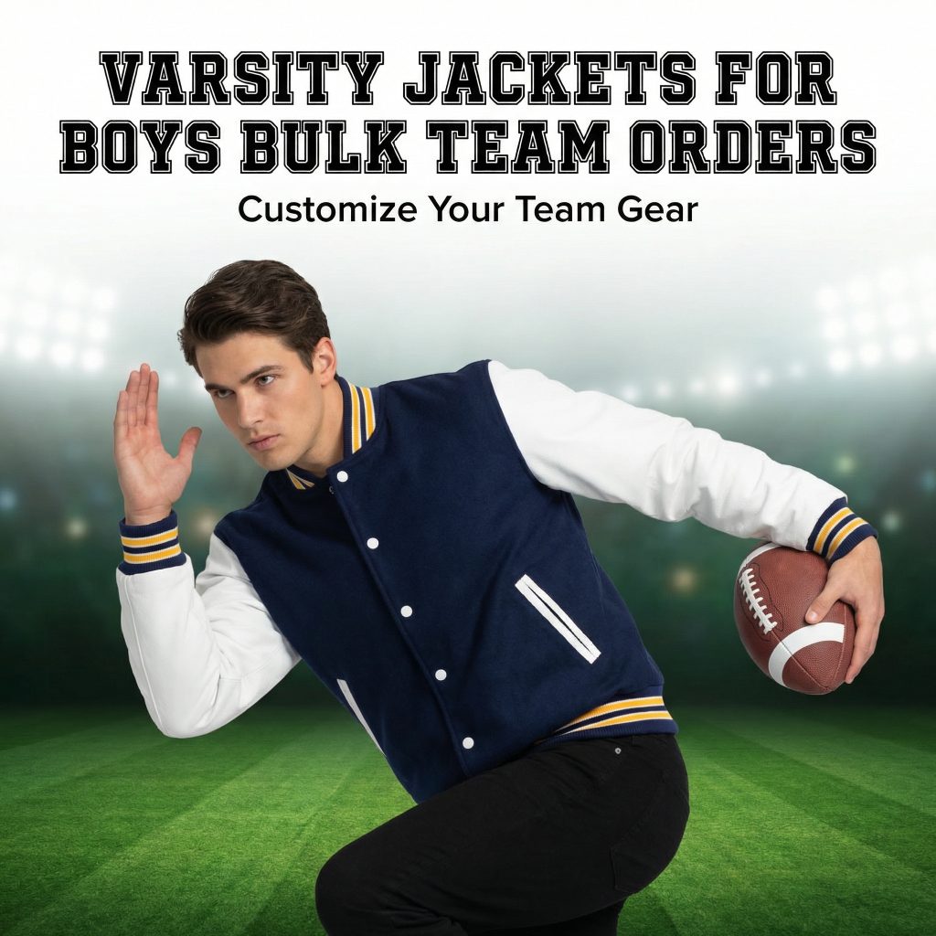 Varsity Jackets For Boys Bulk Team Orders
